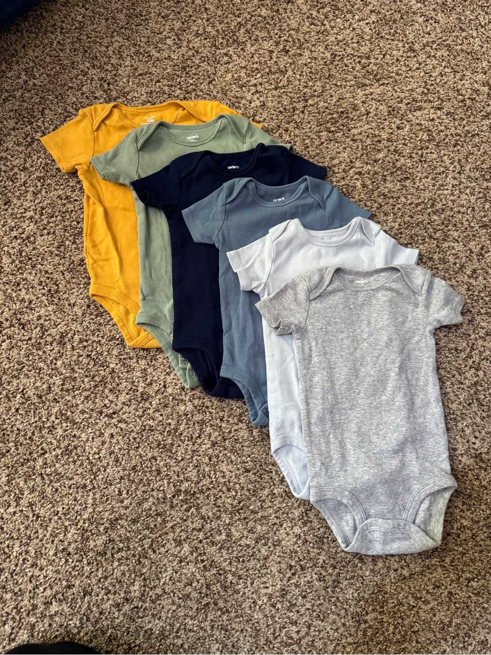 Carter’s Baby Toddler Short Sleeve Onesie Bundle Pack